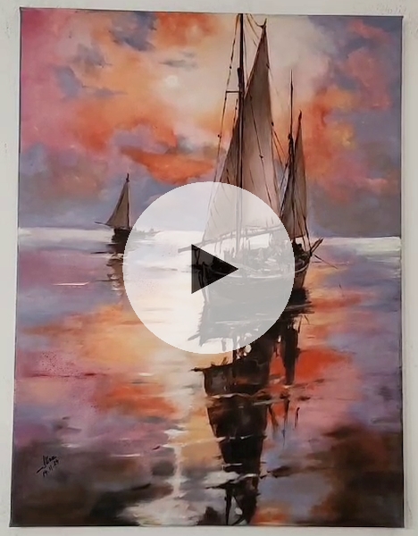 ArteDiAlina.com painting: Sail with me